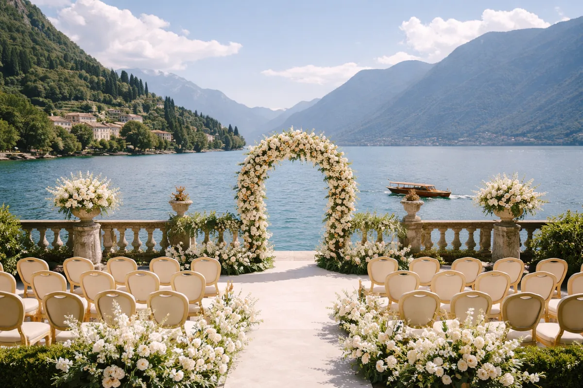 Comment choisir la destination idéale pour un mariage sur mesure au lac de Côme