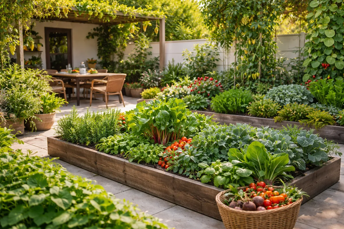 Comment réaliser un aménagement extérieur avec des plantes comestibles