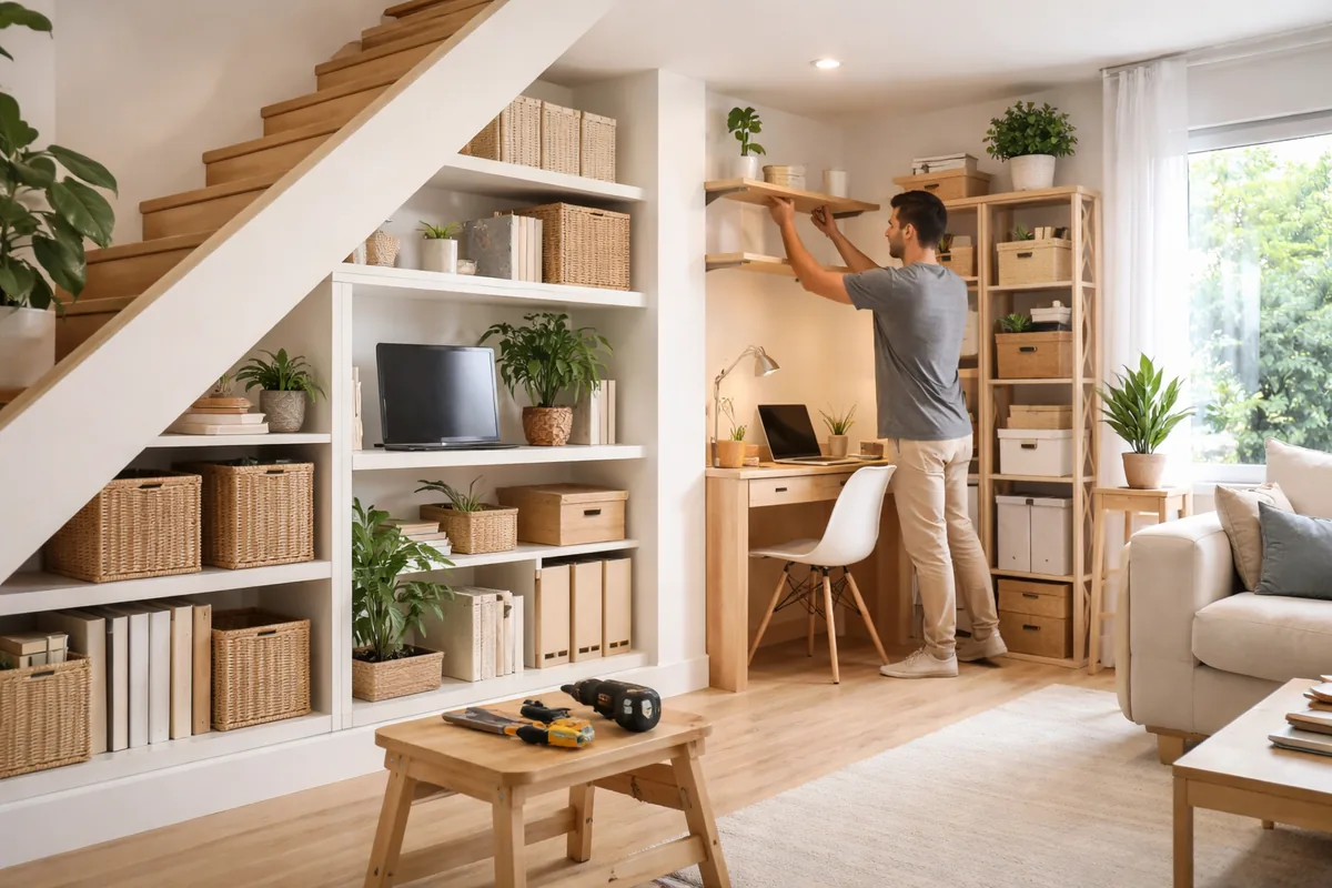 Optimiser l'espace dans votre maison grâce au bricolage