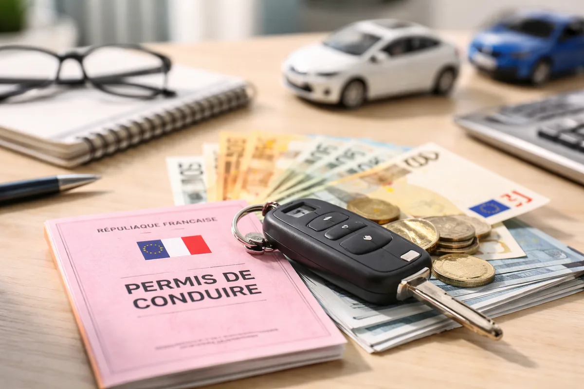 Quel est le prix moyen d'un permis de conduire en France