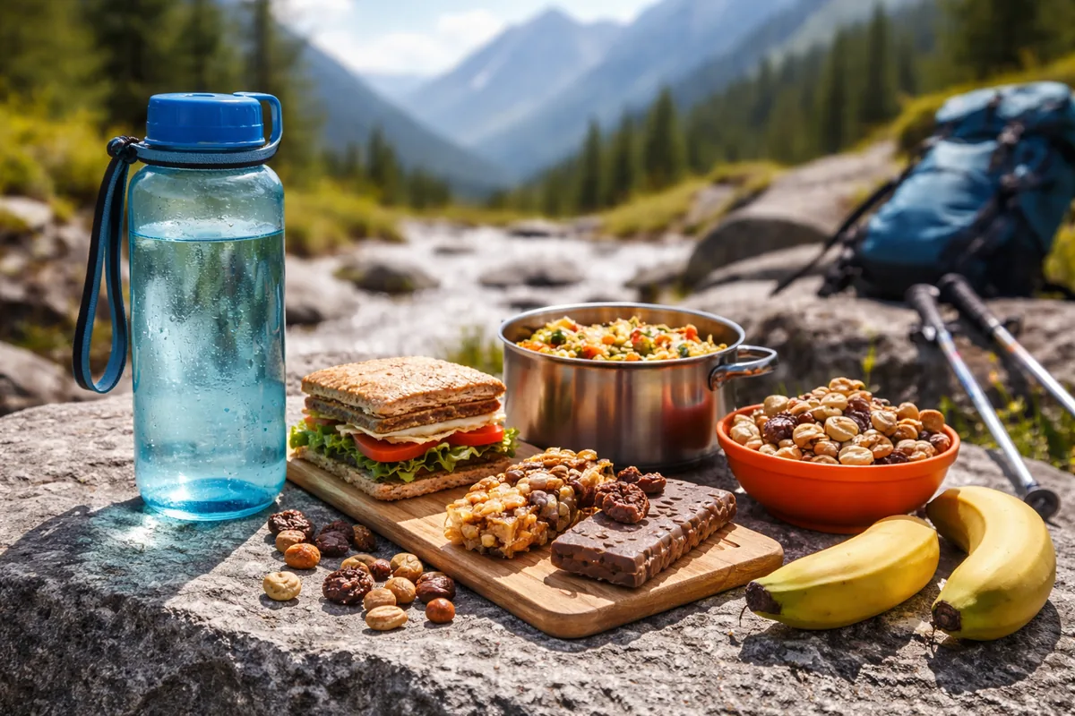 Comment équilibrer alimentation et hydratation en randonnée prolongée